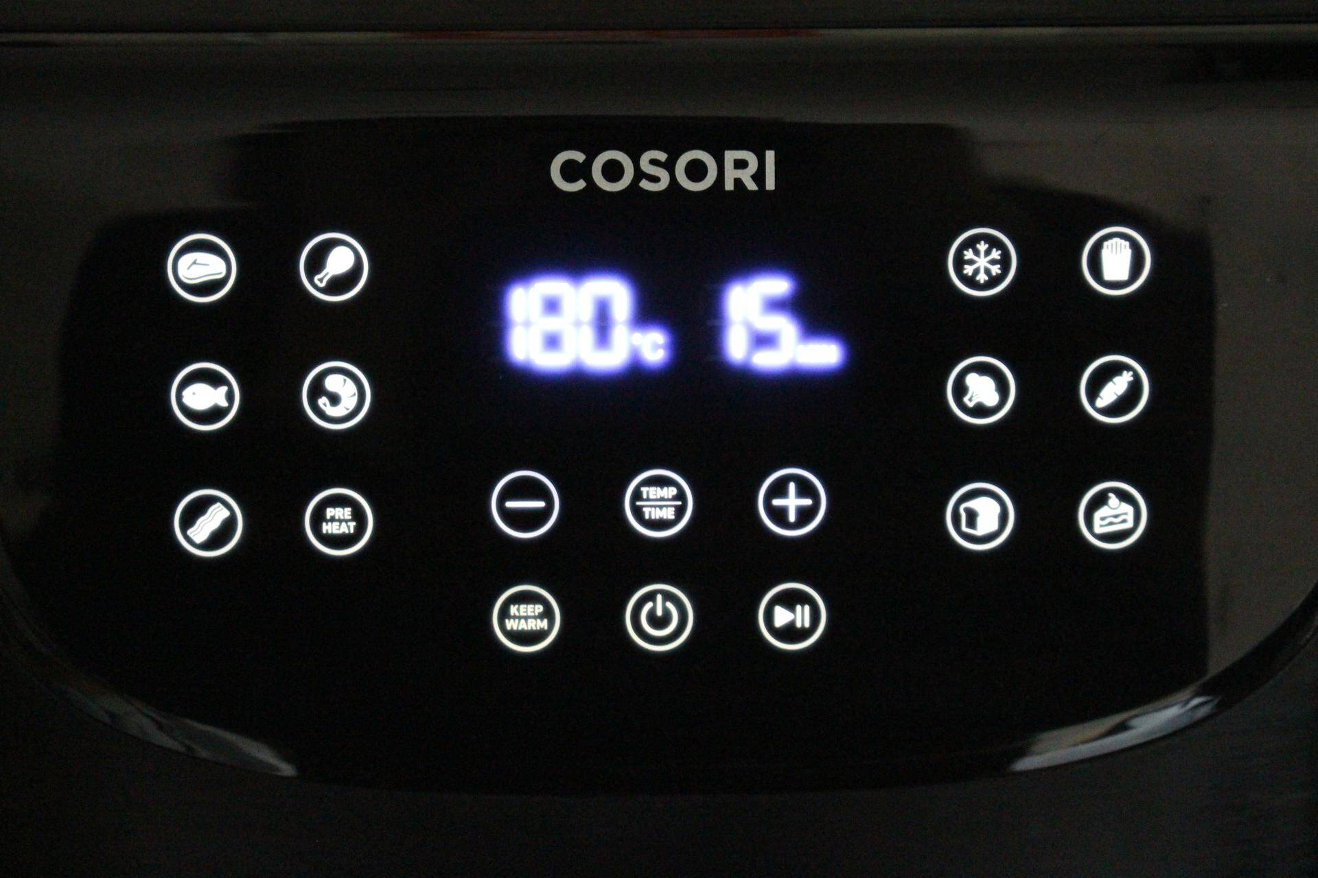 Cosori Airfryer Bedienfeld