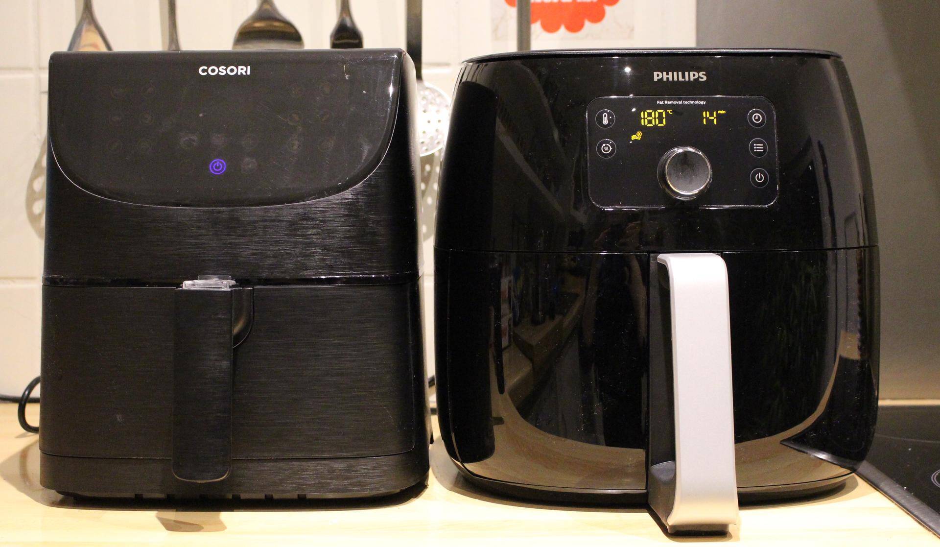 Cosori Heissluftfritteuse und Philips Airfryer