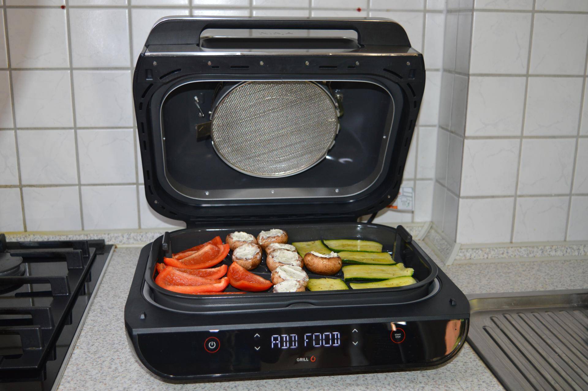 Criditpid Antihaft-Grillrost & Spritzschutz Für Ninja Foodi Grill – Edelstahl & Keramikbeschichtung