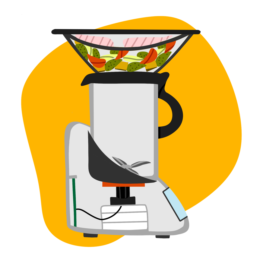 Küchenmaschine mit Kochfunktion Funktionsweise