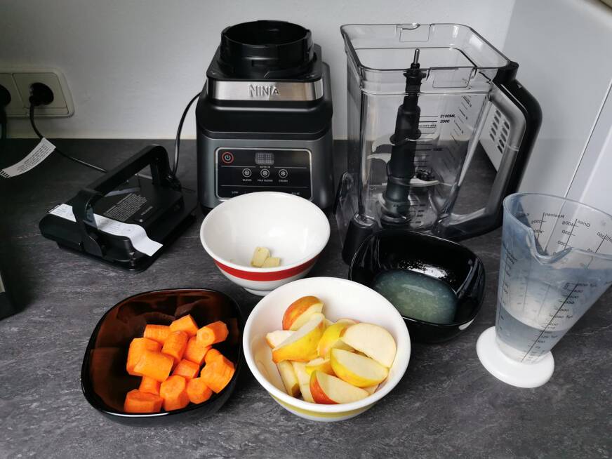 Ninja Mixer BN750 EU Smoothie vorher