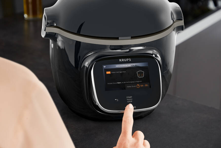 Multikocher Krups Cook4me Steuerung über Display