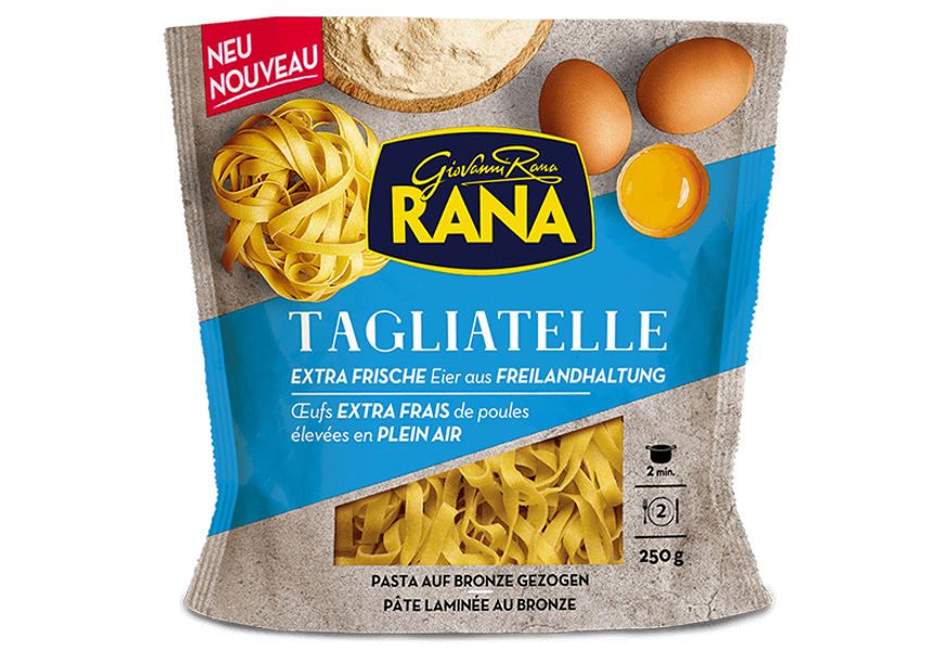 Frische Pasta aus dem Supermarkt