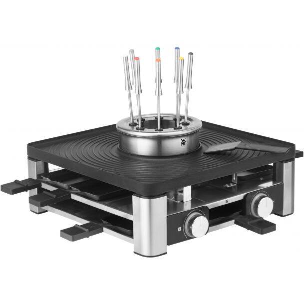 WMF Lumero Gourmet Station 3-in-1 in silber-schwarz