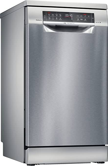 Bosch Spülmaschine silber, freistehend