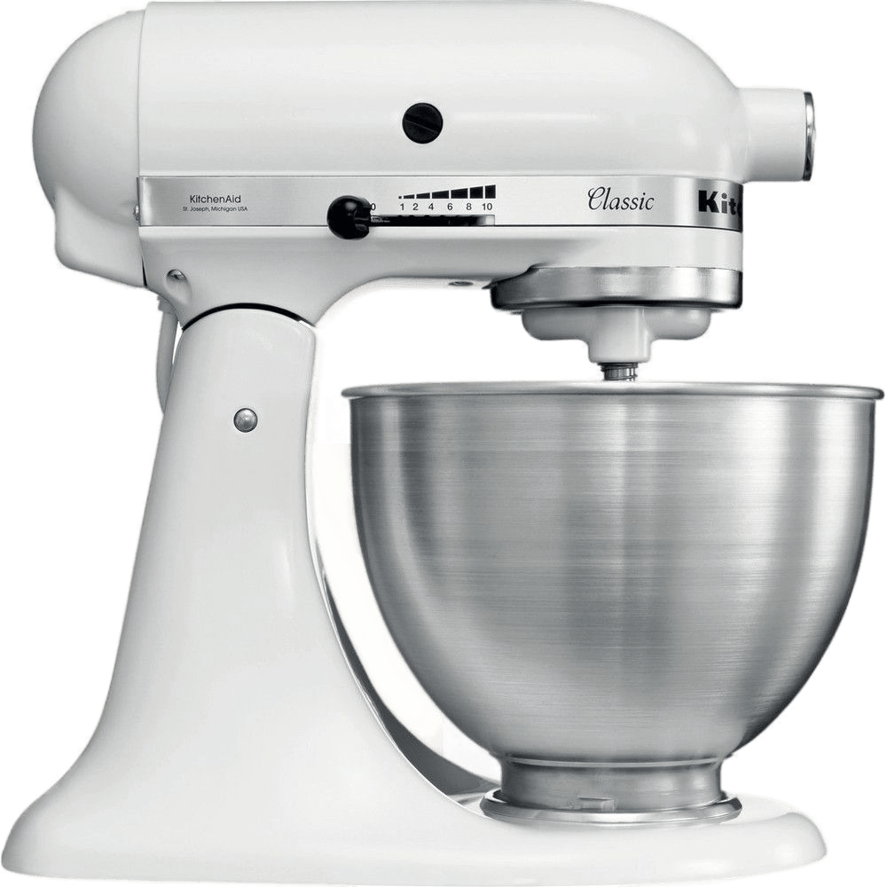 KitchenAid Classic mit Rührschüssel von der Seite
