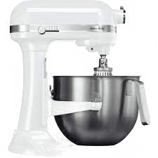 KitchenAid Heavy Duty mit Rührschüssel von der Seite